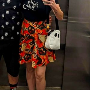 Retrolicious Don't Be a Scary Cat skirt